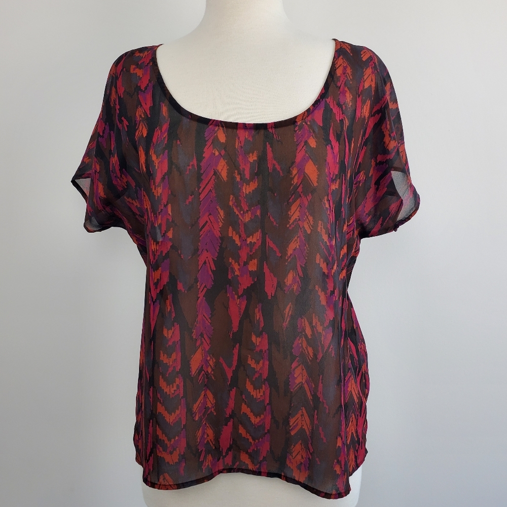 Urban Outfitters Sheer Boho Top